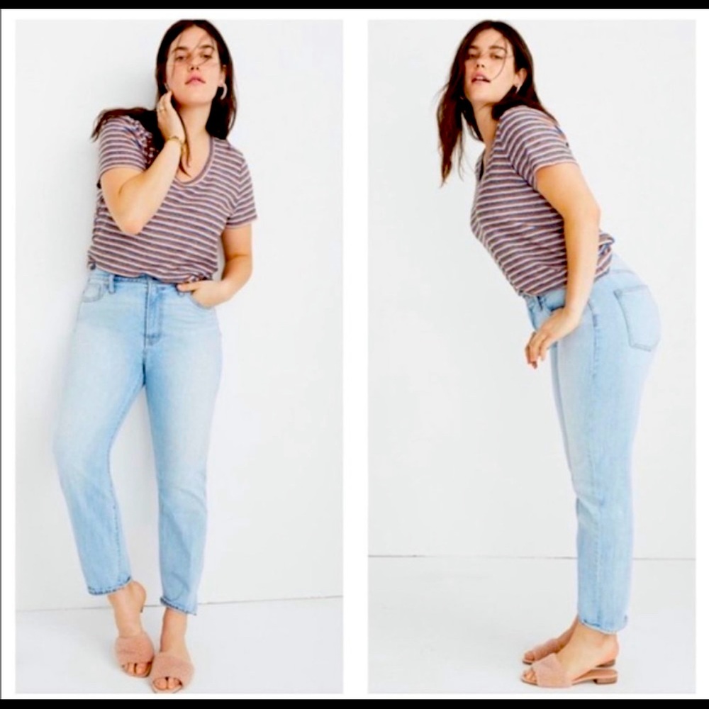 Madewell The Perfect Vintage Jeans Light Wash C2819 Relaxed Mom 32